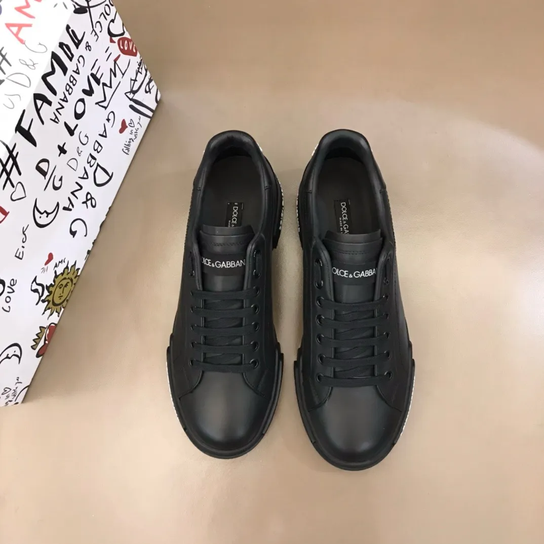 Men's shoes: 400💰DG high-end boutique men's casual sports shoes! Imported original cowhide, imported original hardware, exquisite and luxurious, super A level! Compared with the genuine product at the counter, the version is no worse at all! Size:38-44, customized 45